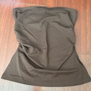 Elegant Brown Women's Tube Top